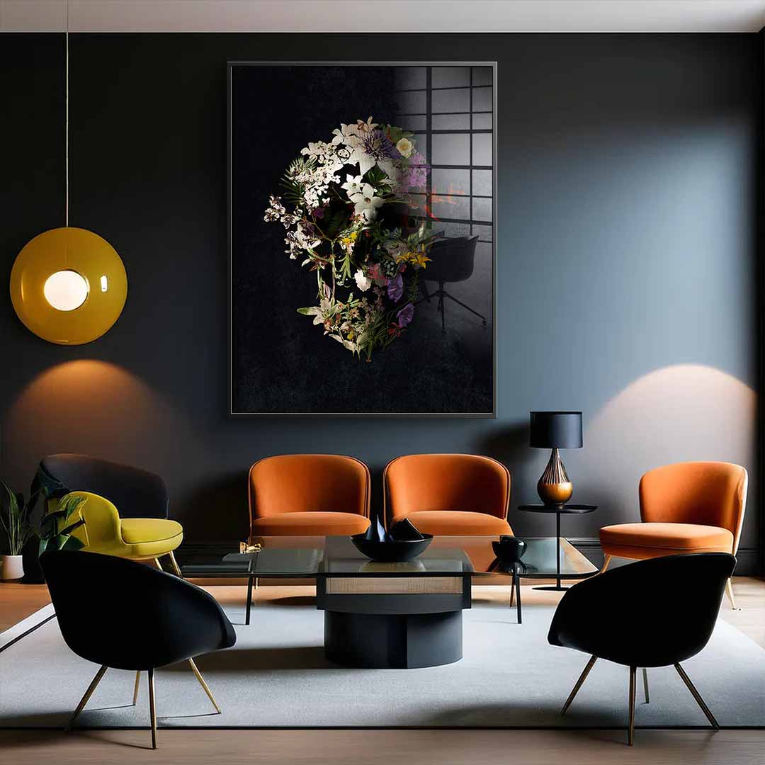 Spring Skull - Acrylglas