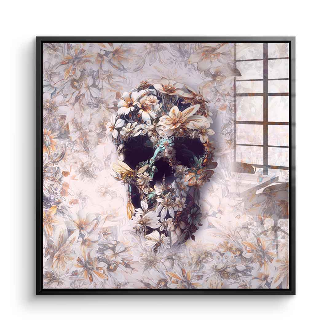 Steampunk Skull Light - Acrylglas