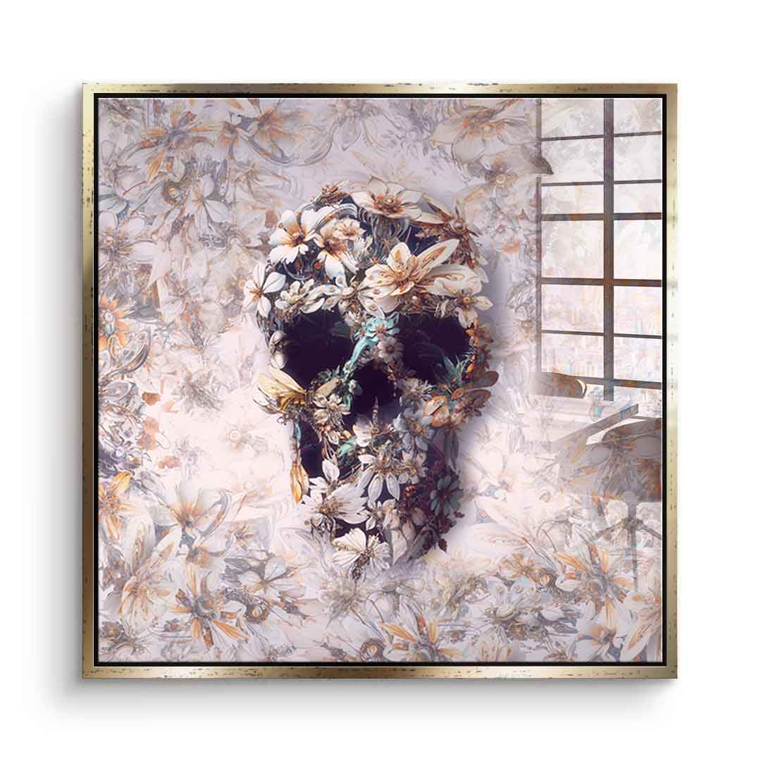 Steampunk Skull Light - Acrylglas