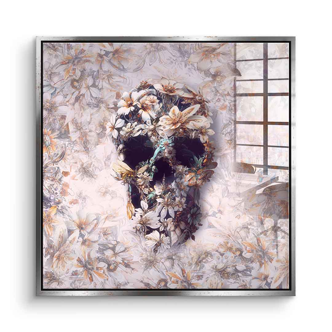 Steampunk Skull Light - Acrylglas