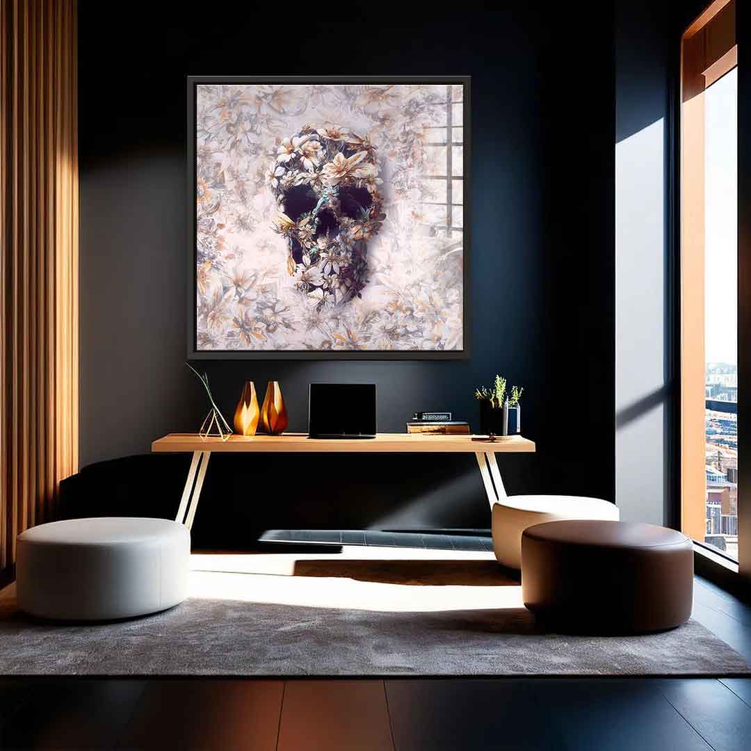 Steampunk Skull Light - Acrylglas