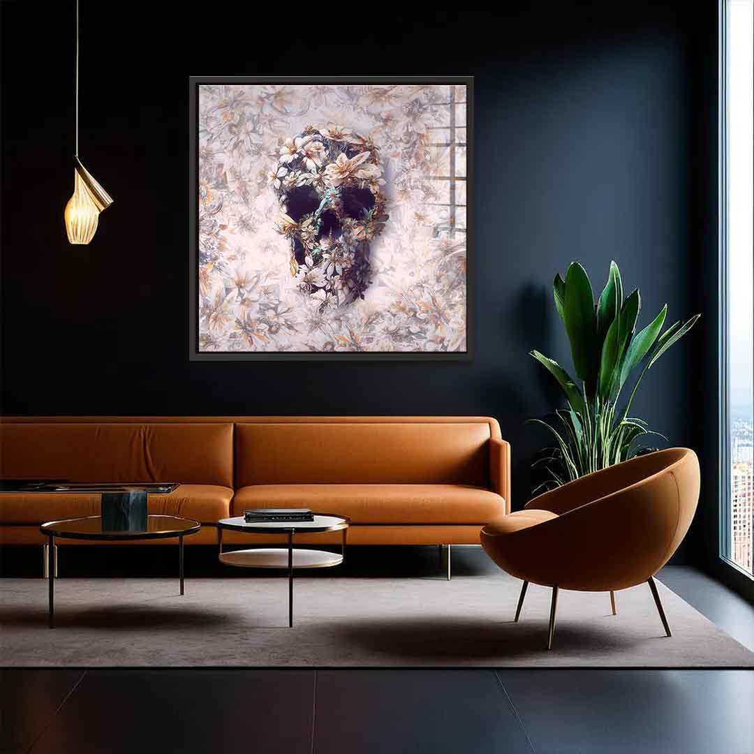 Steampunk Skull Light - Acrylglas