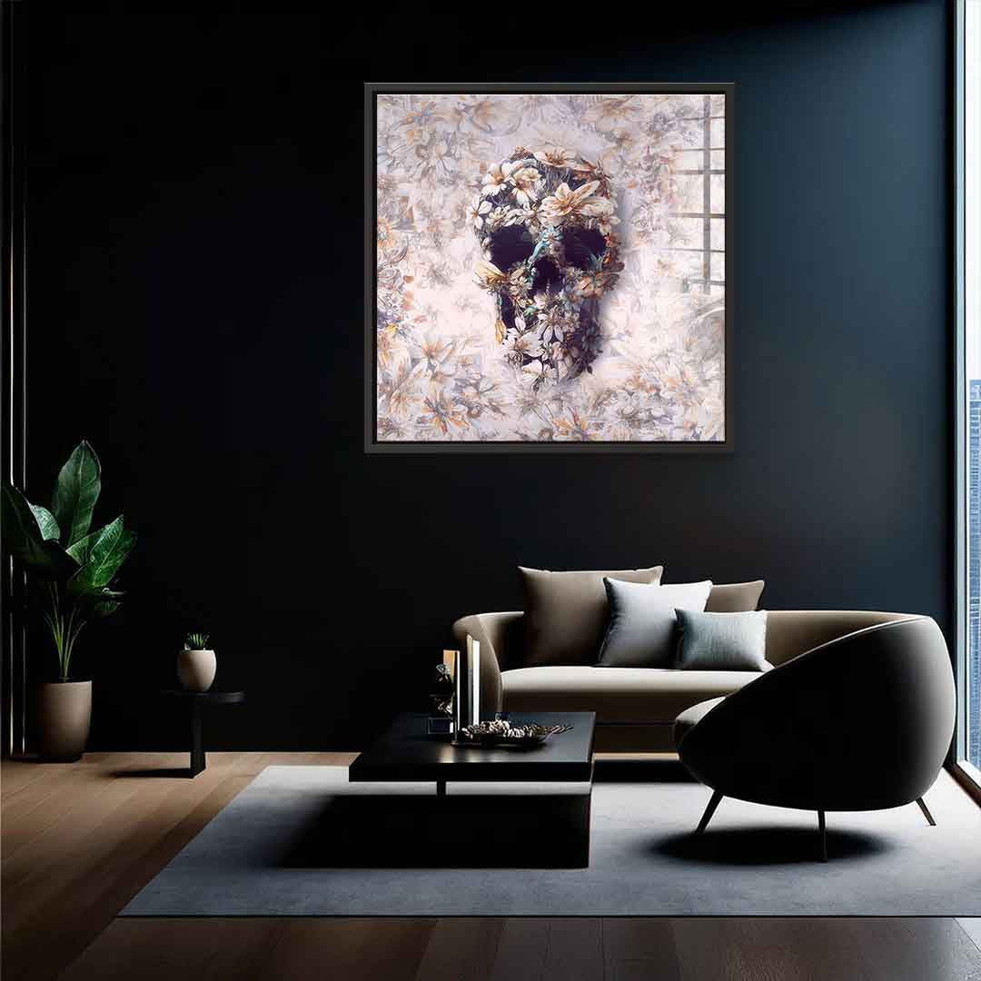 Steampunk Skull Light - Acrylglas