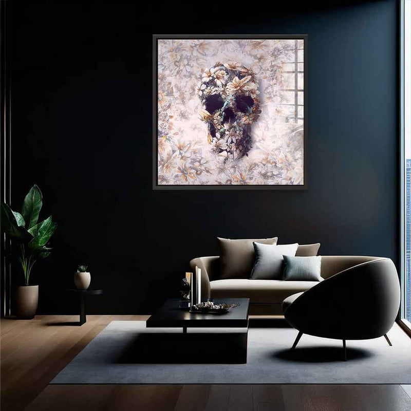 Steampunk Skull Light - Acrylglas
