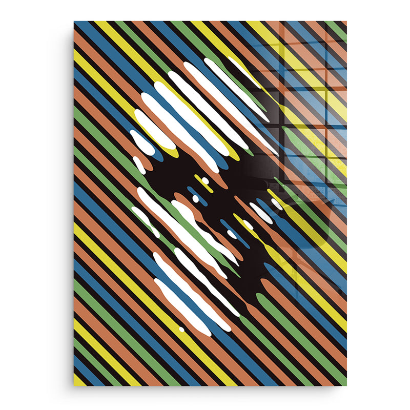 Stripe Skull - Acrylglas
