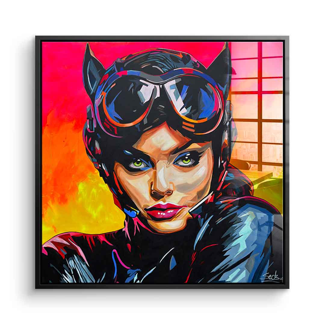 Sunset Cat - Acrylglas