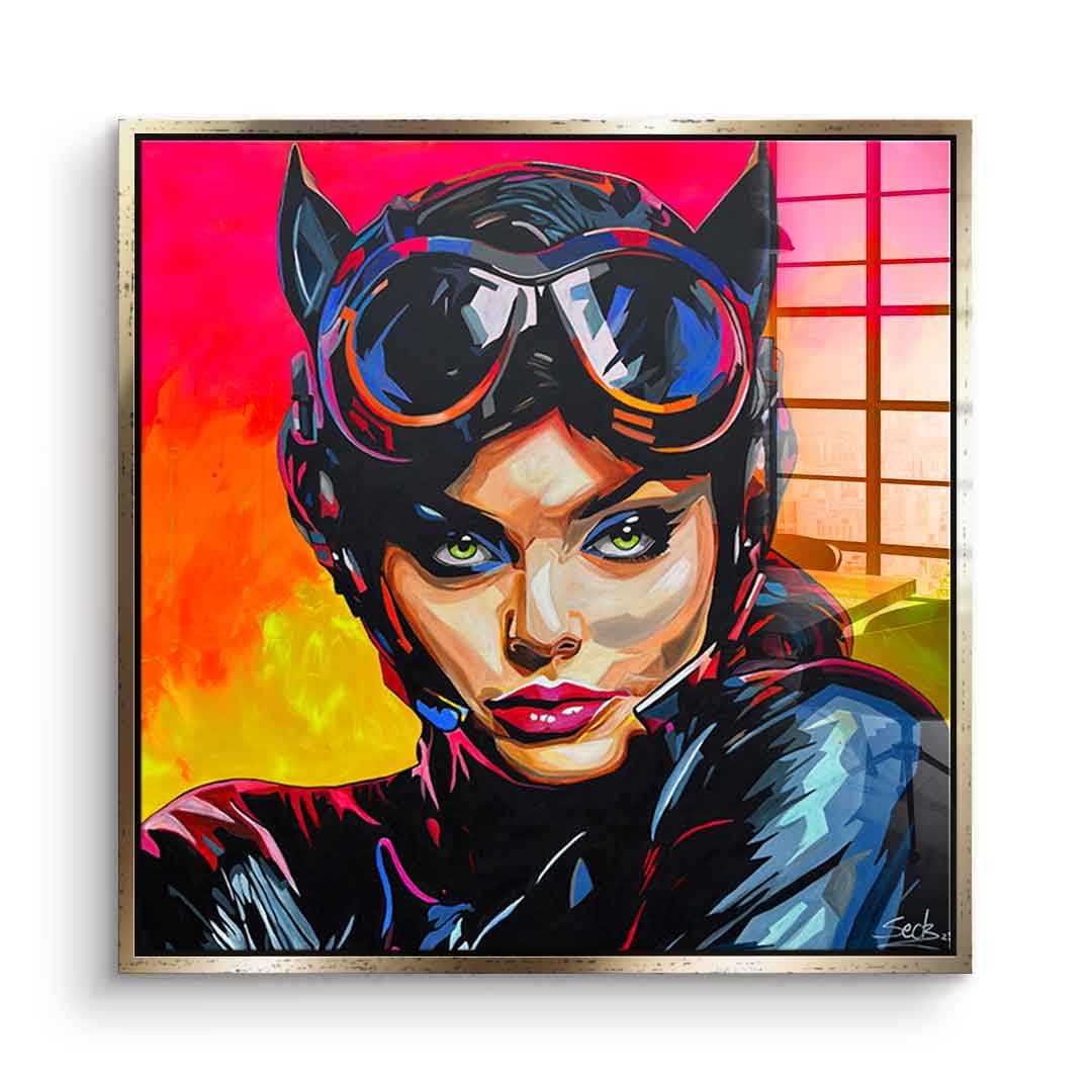 Sunset Cat - Acrylglas