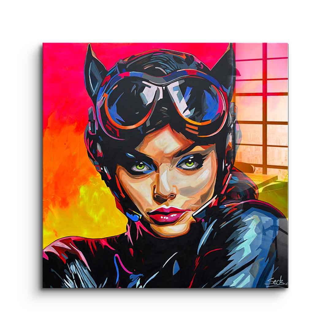 Sunset Cat - Acrylglas