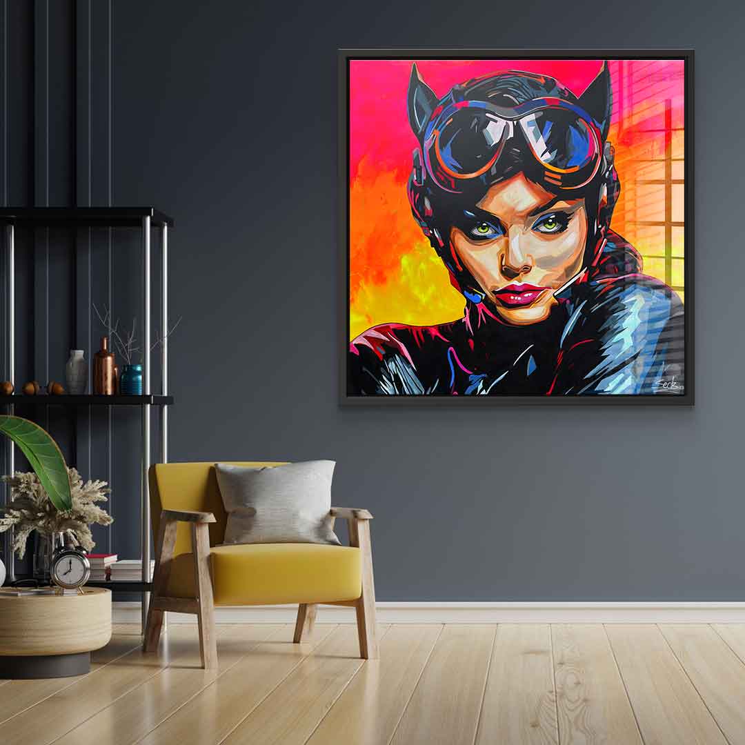 Sunset Cat - Acrylglas