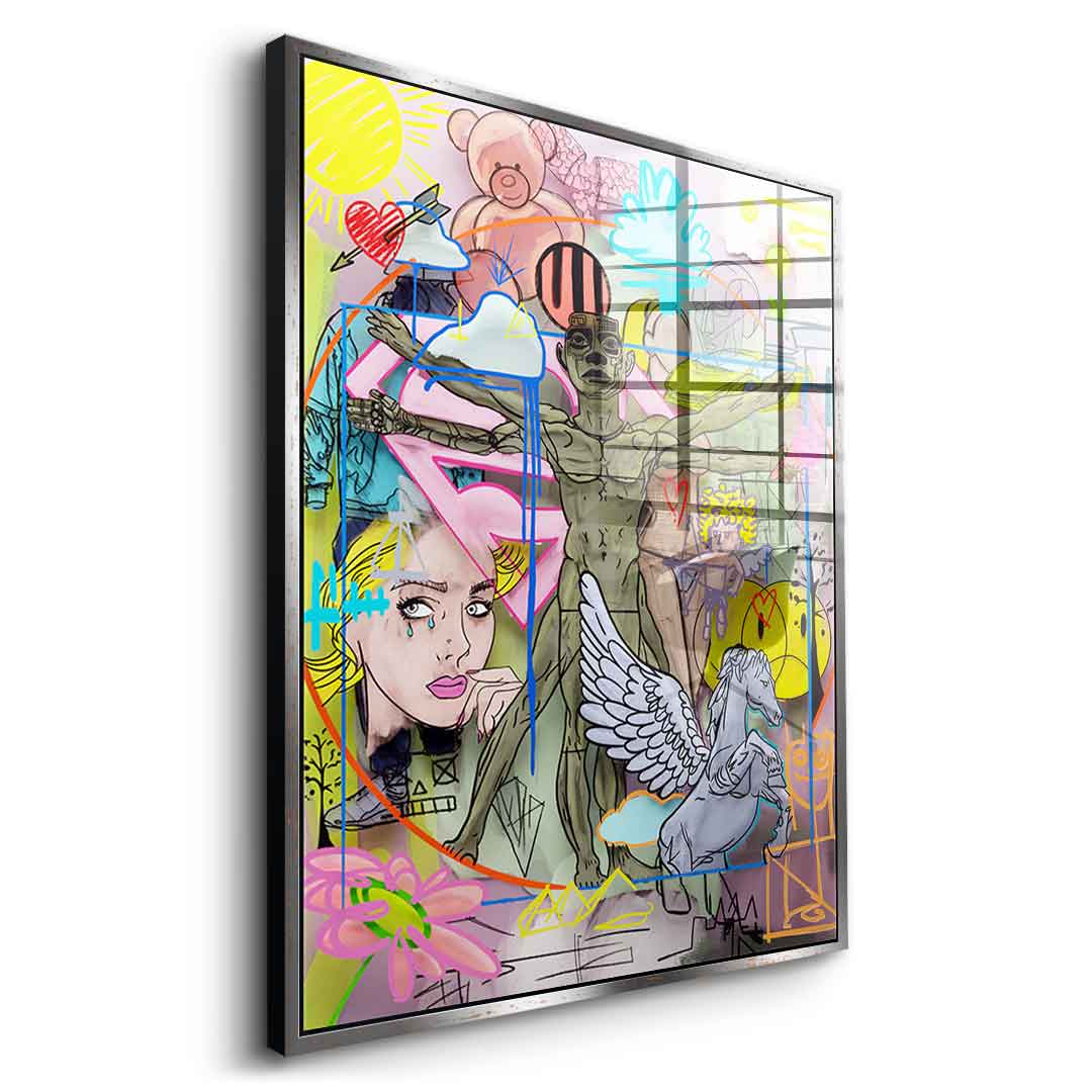 Surreal synthesis - acrylic glass