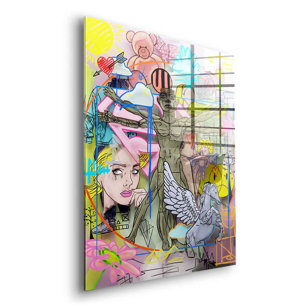 Surreal synthesis - acrylic glass