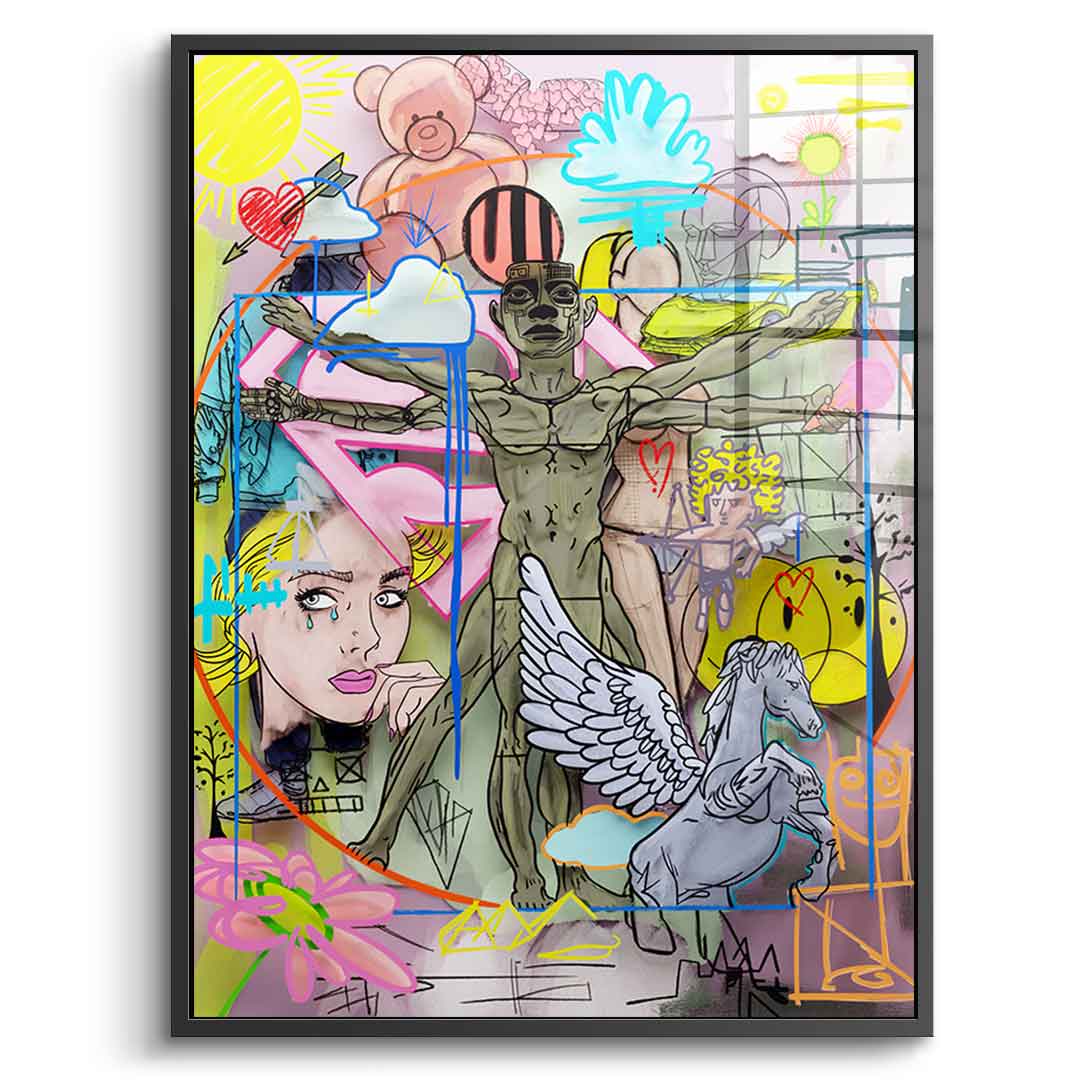 Surreal synthesis - acrylic glass