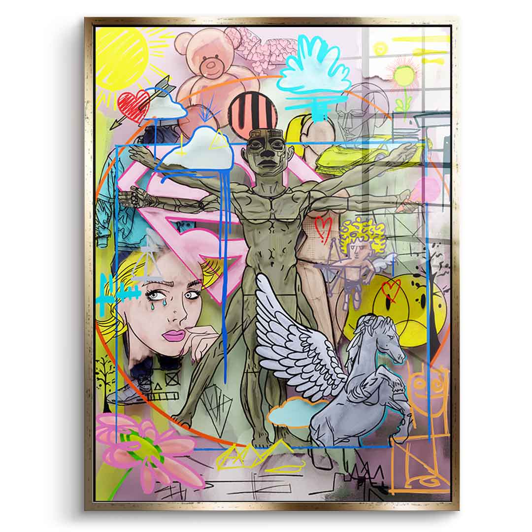Surreal synthesis - acrylic glass