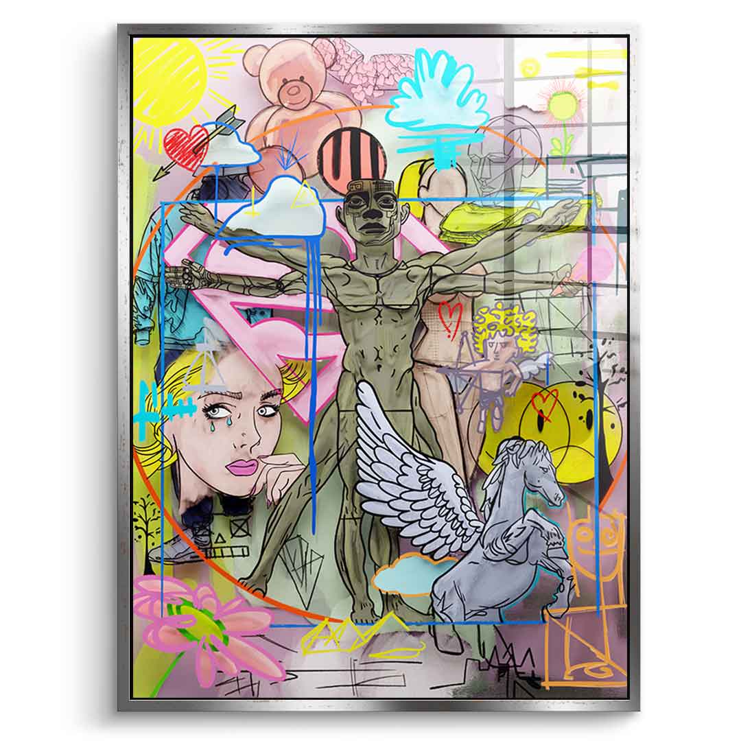 Surreal synthesis - acrylic glass