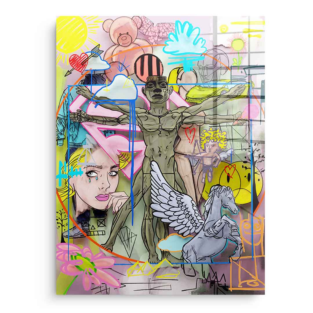 Surreal synthesis - acrylic glass