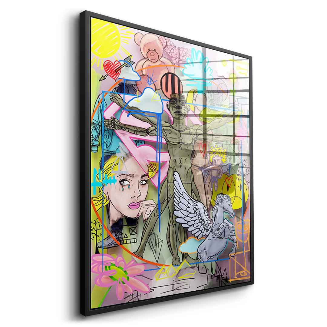 Surreal synthesis - acrylic glass