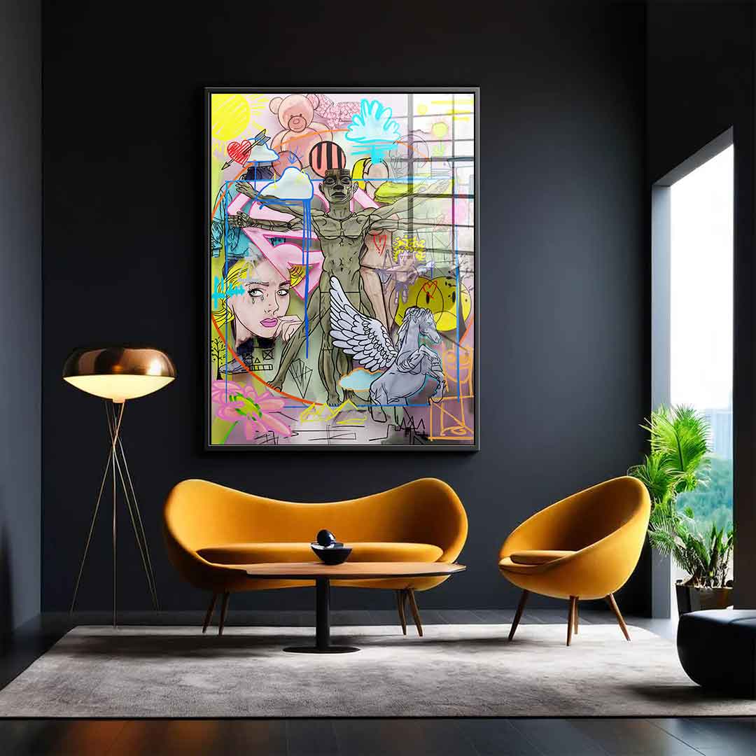 Surreal synthesis - acrylic glass