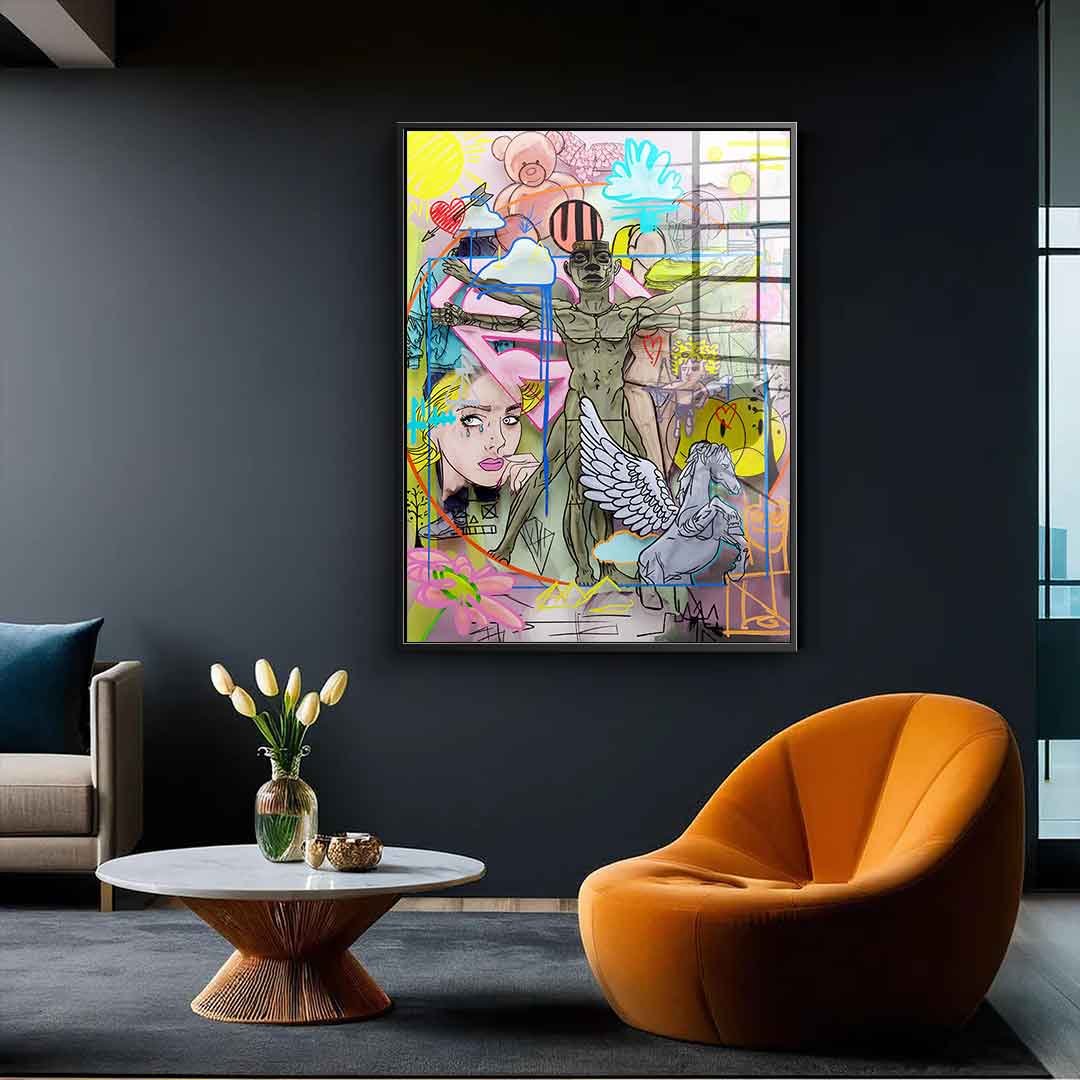Surreal synthesis - acrylic glass