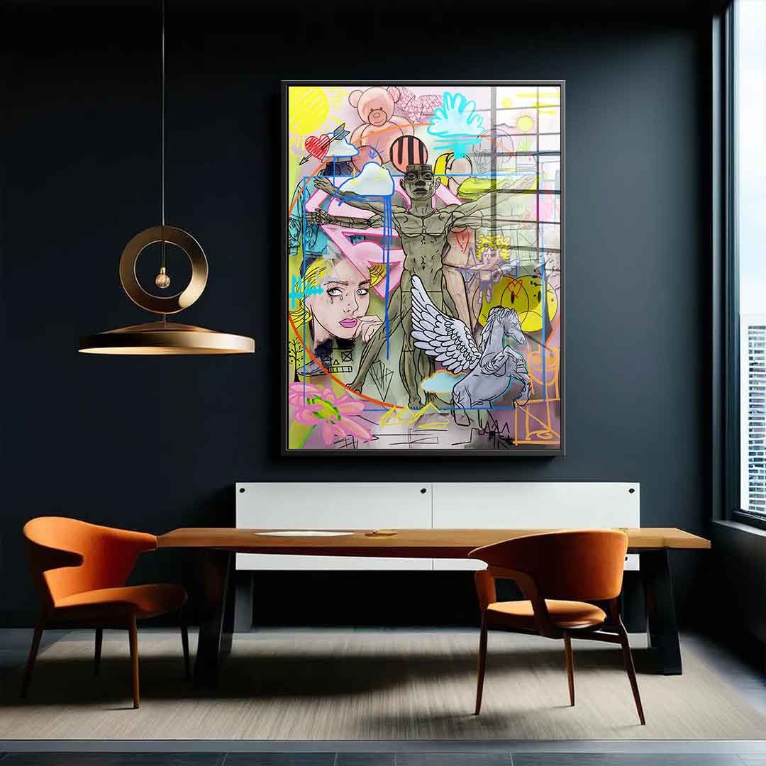 Surreal synthesis - acrylic glass
