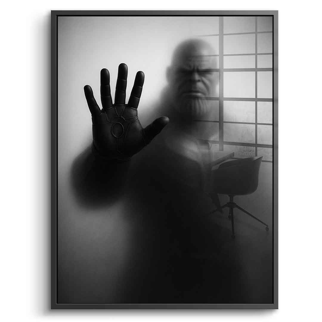 Thanos' Silhouette - Acrylglas