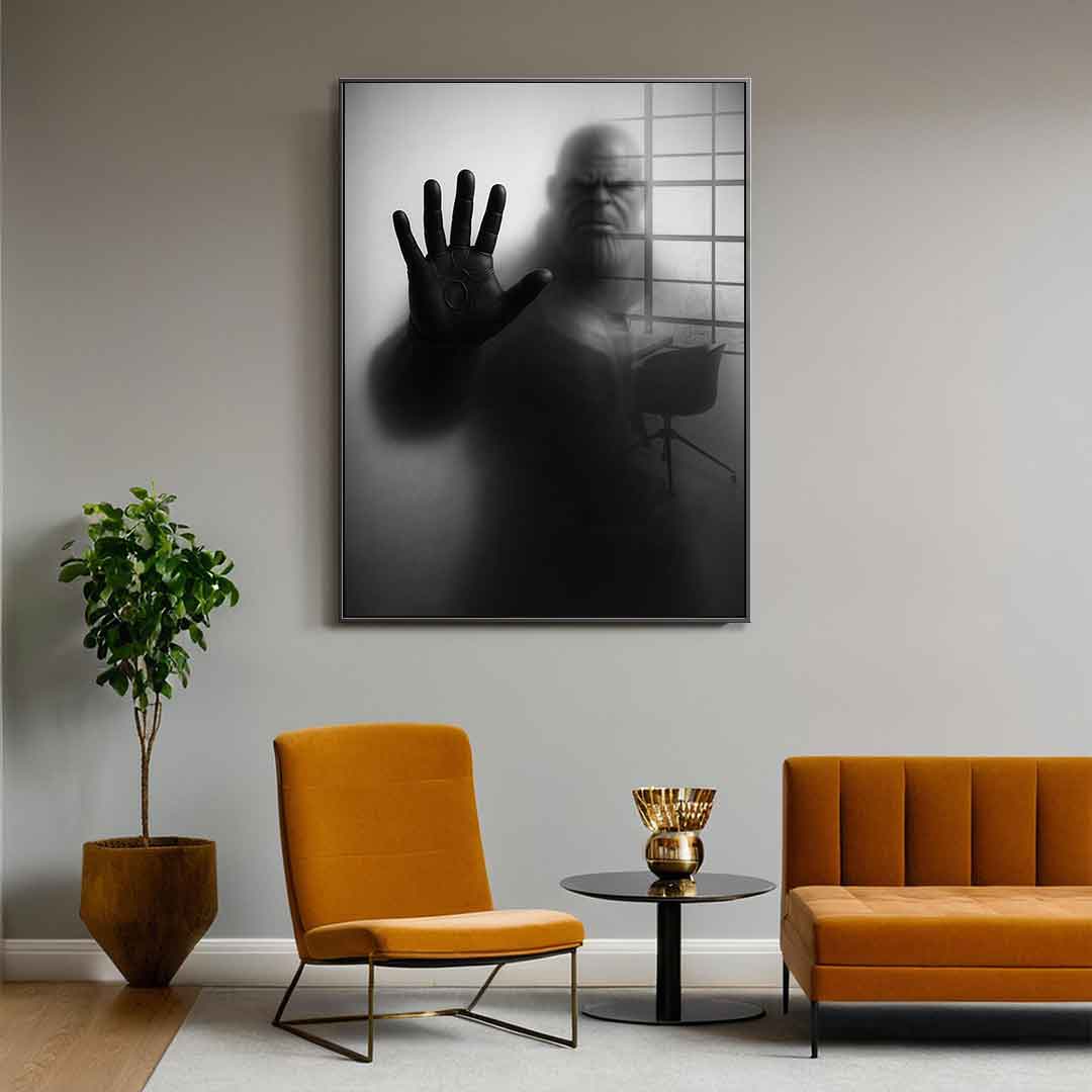 Thanos' Silhouette - Acrylglas