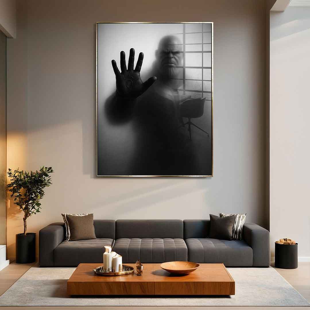 Thanos' Silhouette - Acrylglas