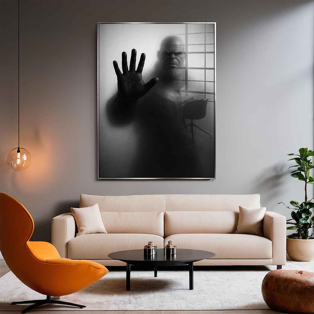 Thanos' Silhouette - Acrylglas