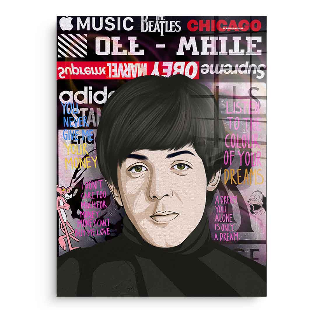 The Beatles - acrylic glass