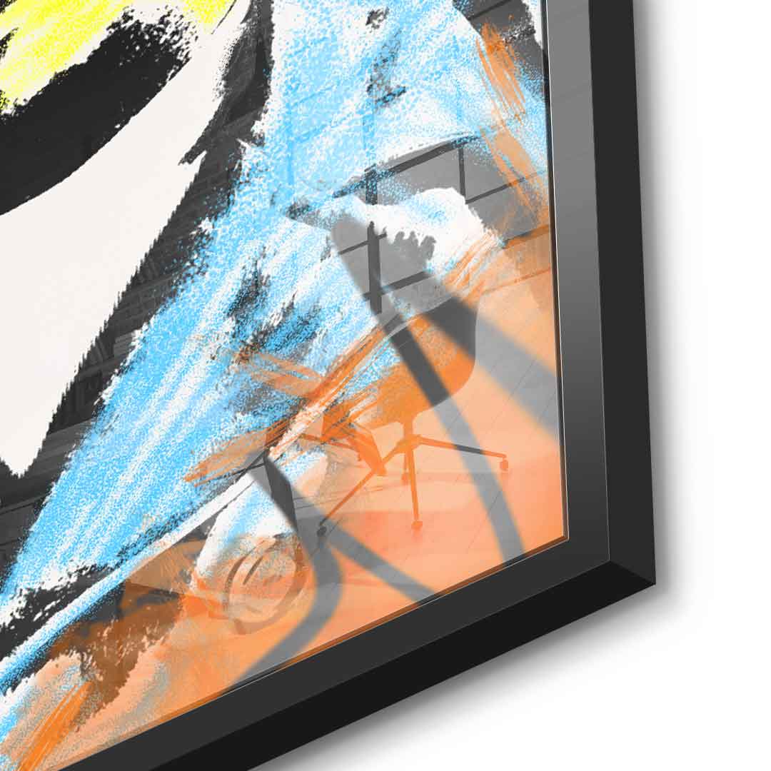 Notoriou $ - acrylic glass