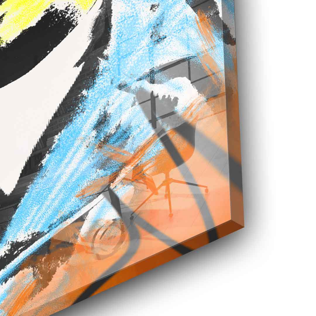 Notoriou $ - acrylic glass
