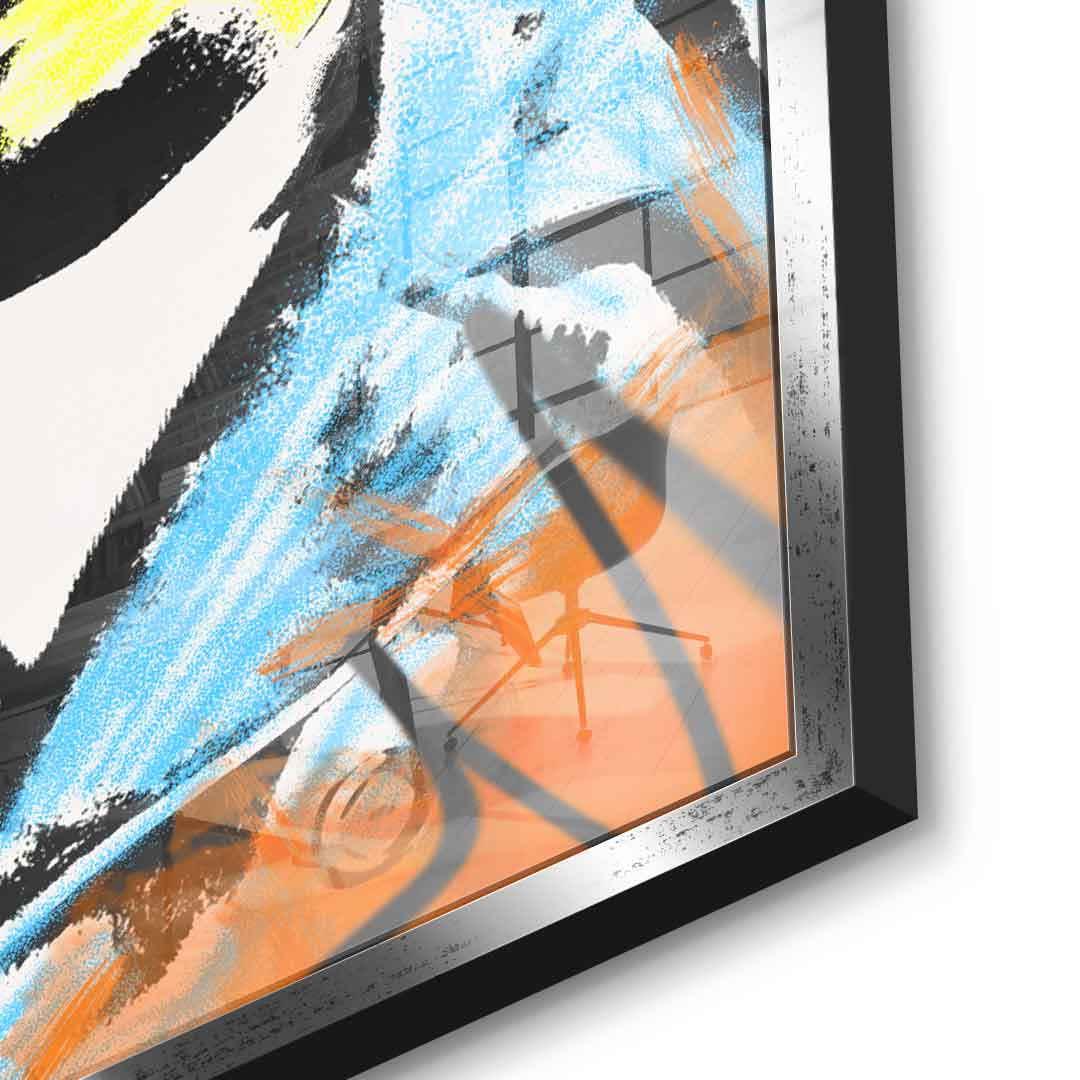Notoriou $ - acrylic glass