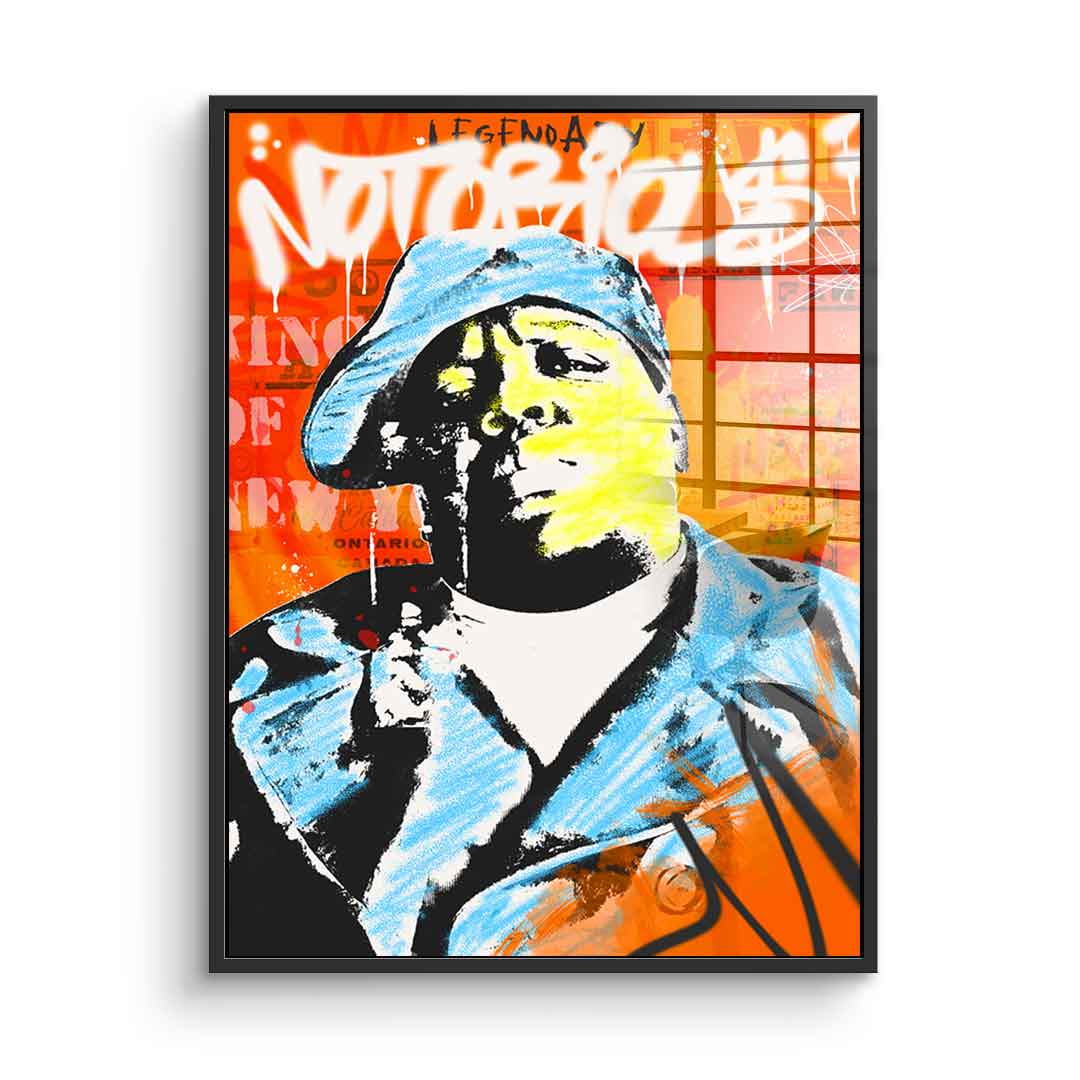 Notoriou $ - acrylic glass