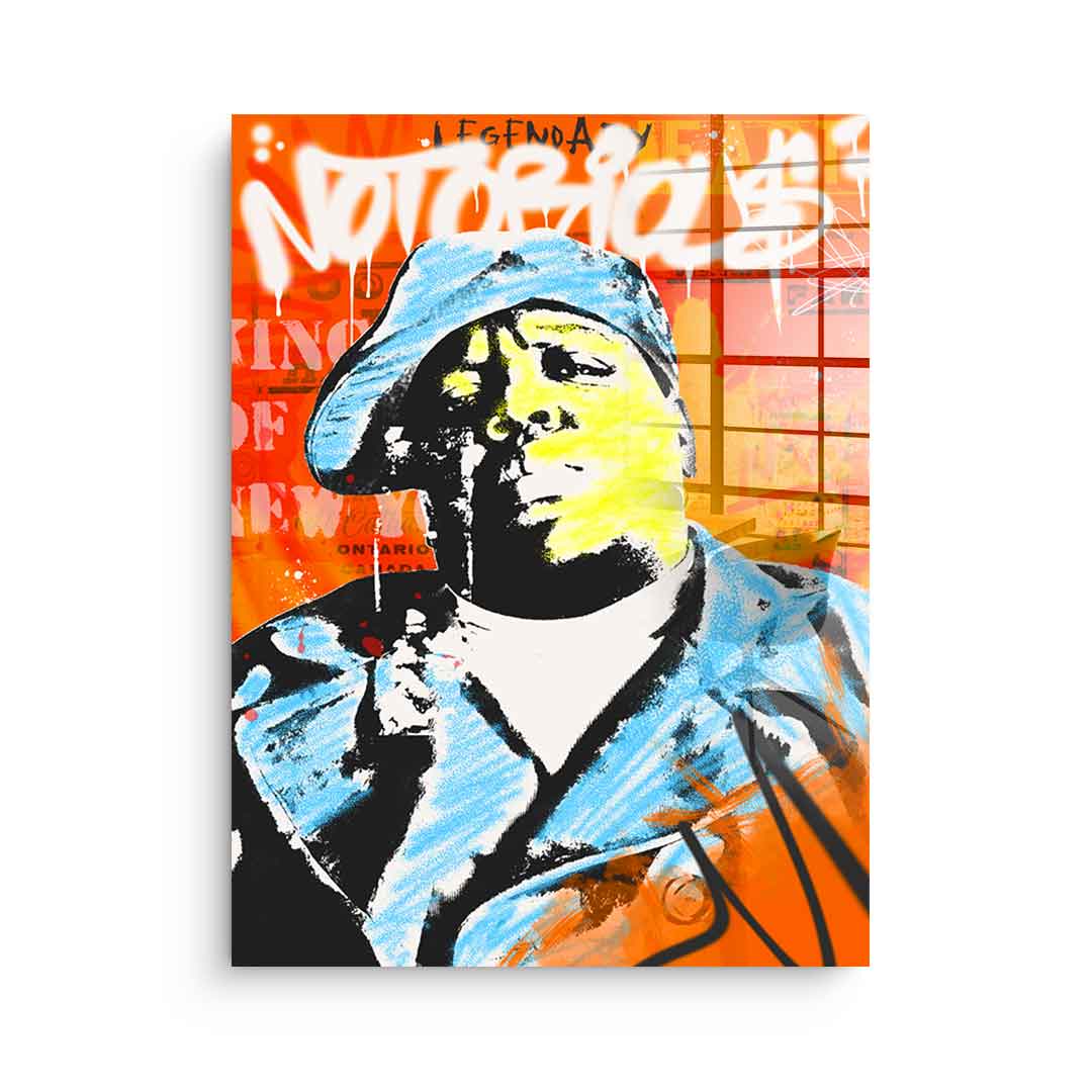 Notoriou $ - acrylic glass
