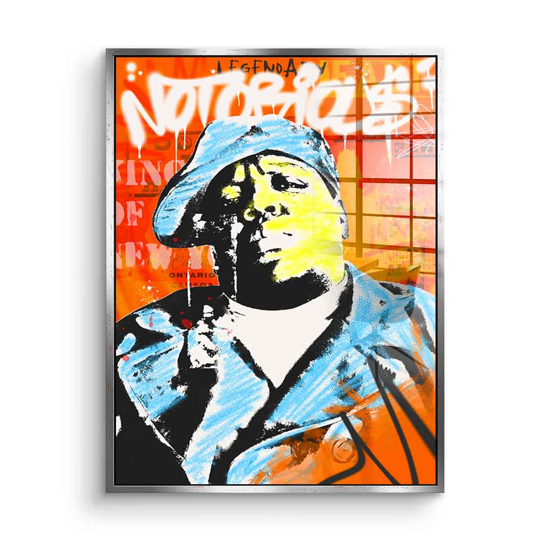 Notoriou $ - acrylic glass