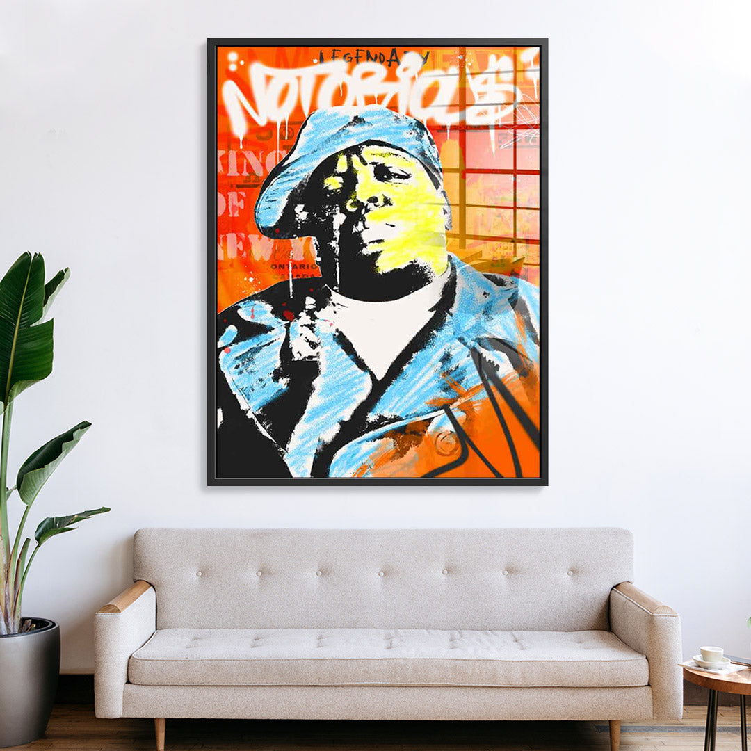 Notoriou $ - acrylic glass