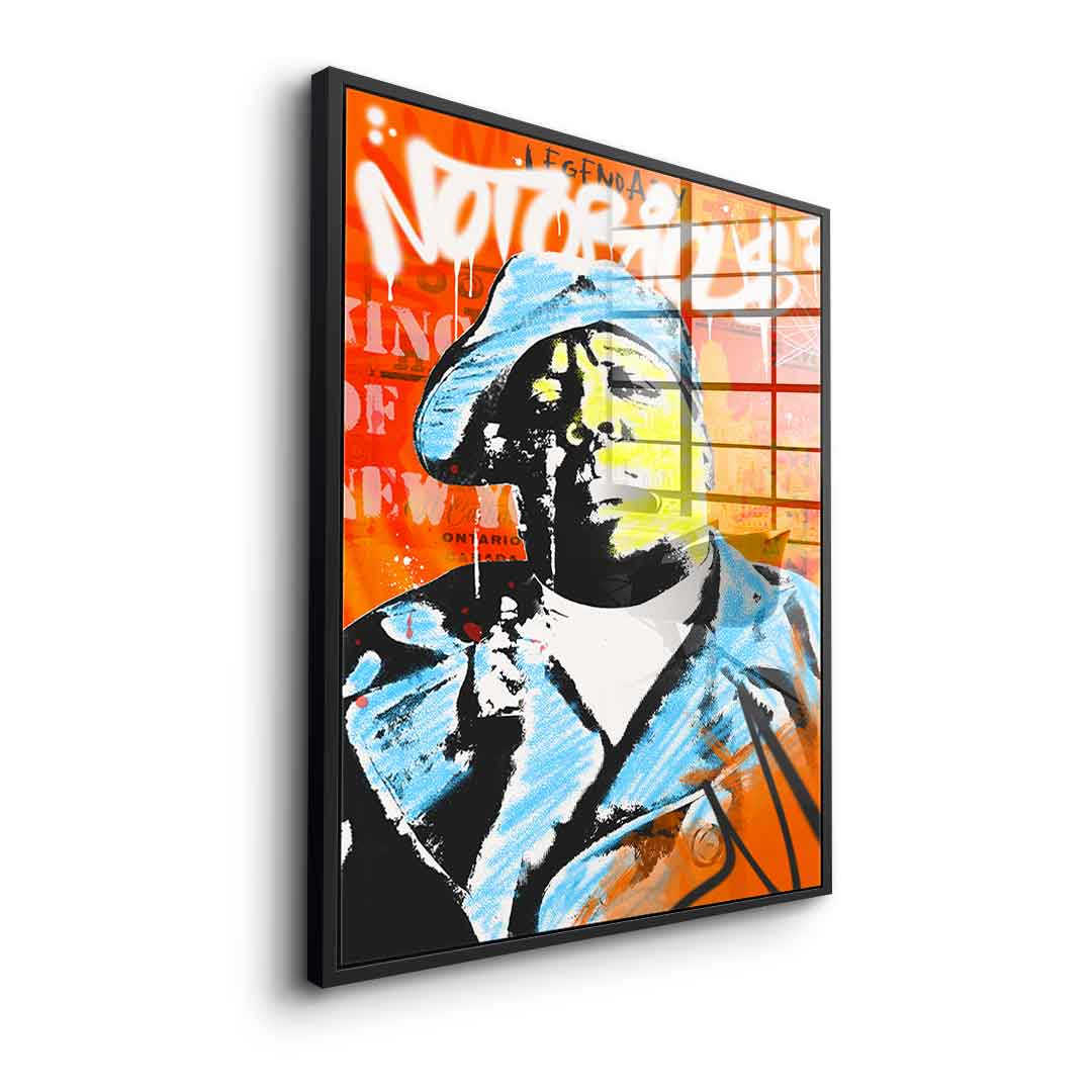 Notoriou $ - acrylic glass