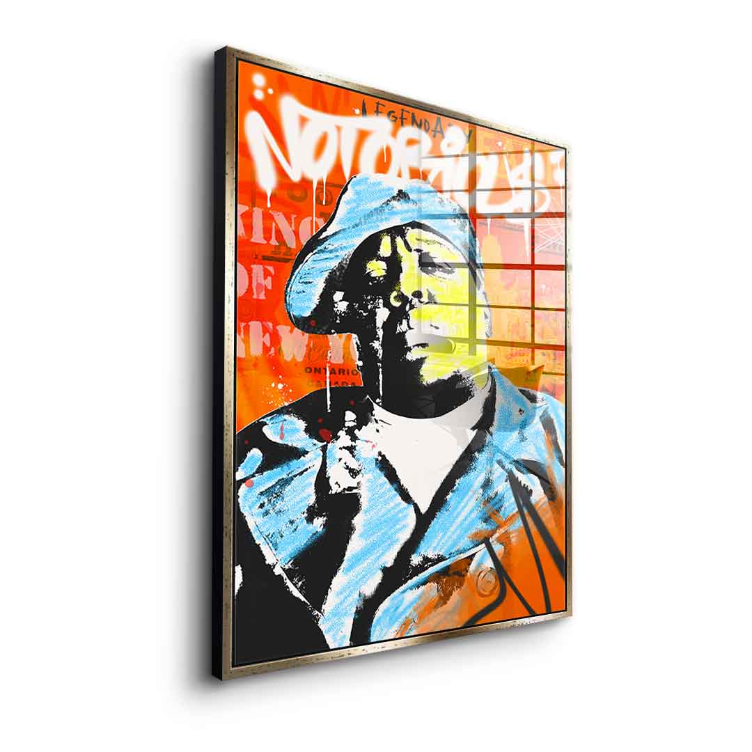 Notoriou $ - acrylic glass