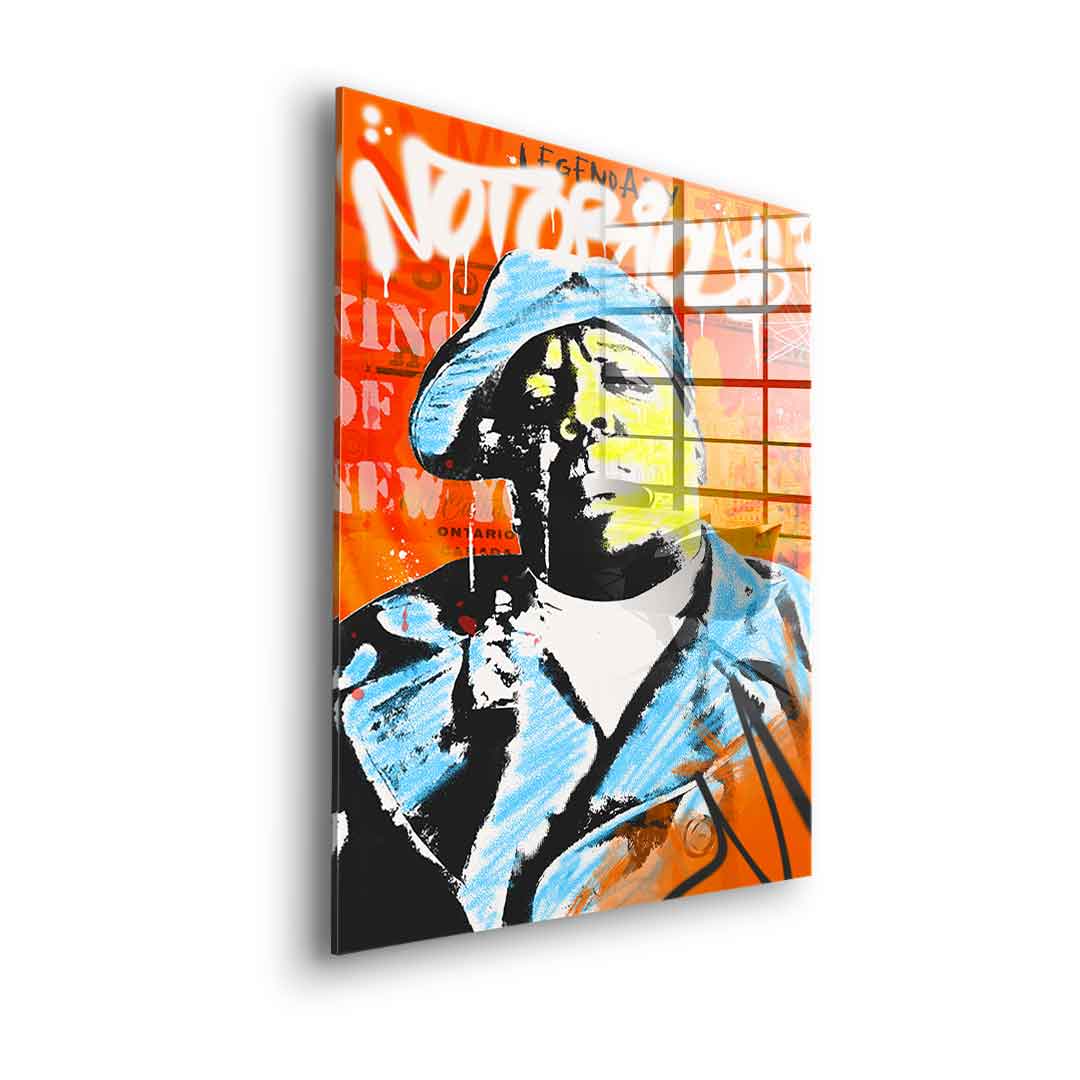 Notoriou $ - acrylic glass
