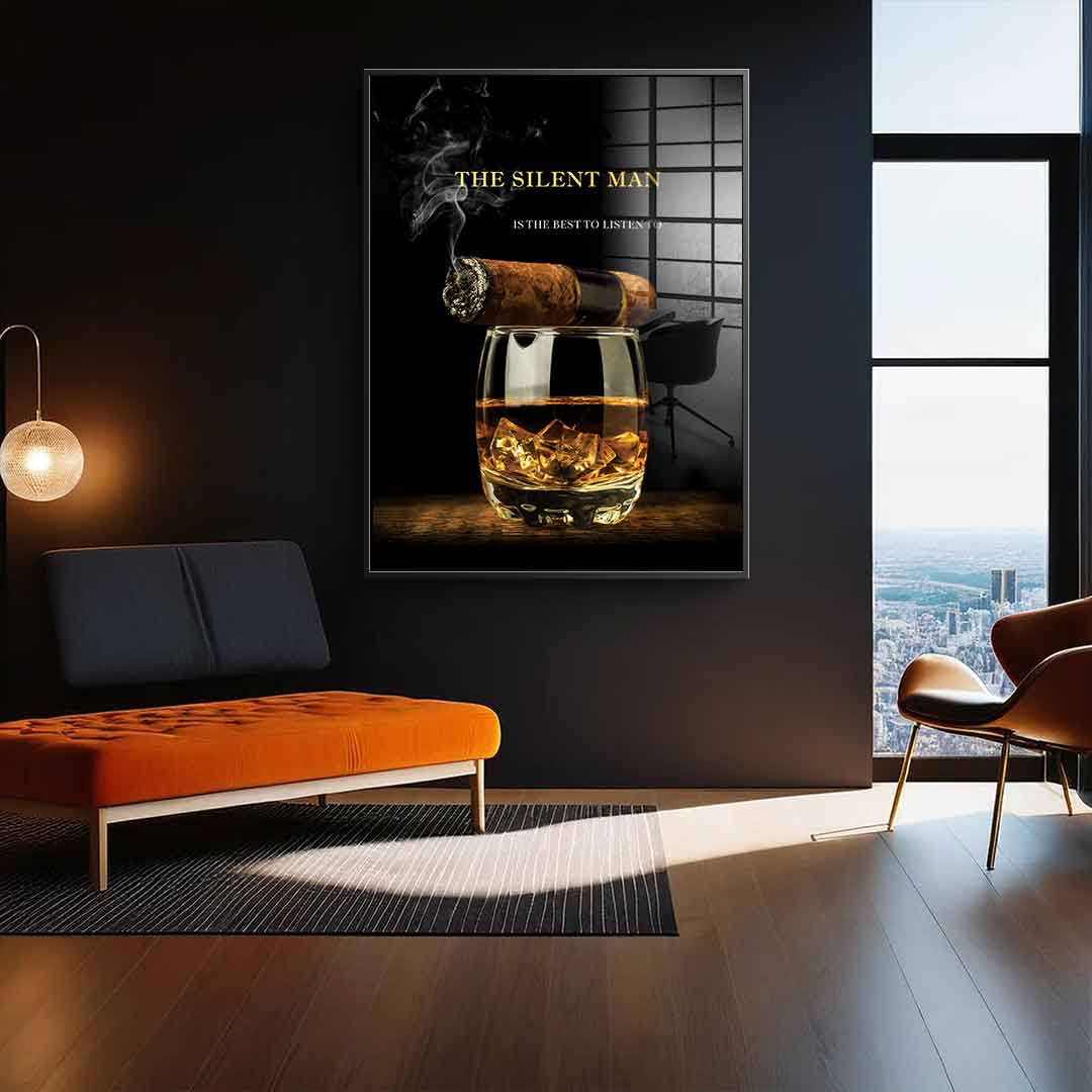 The Silent Man - Acrylglas