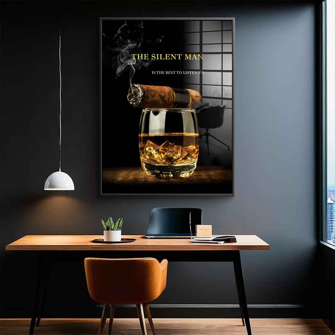 The Silent Man - Acrylglas
