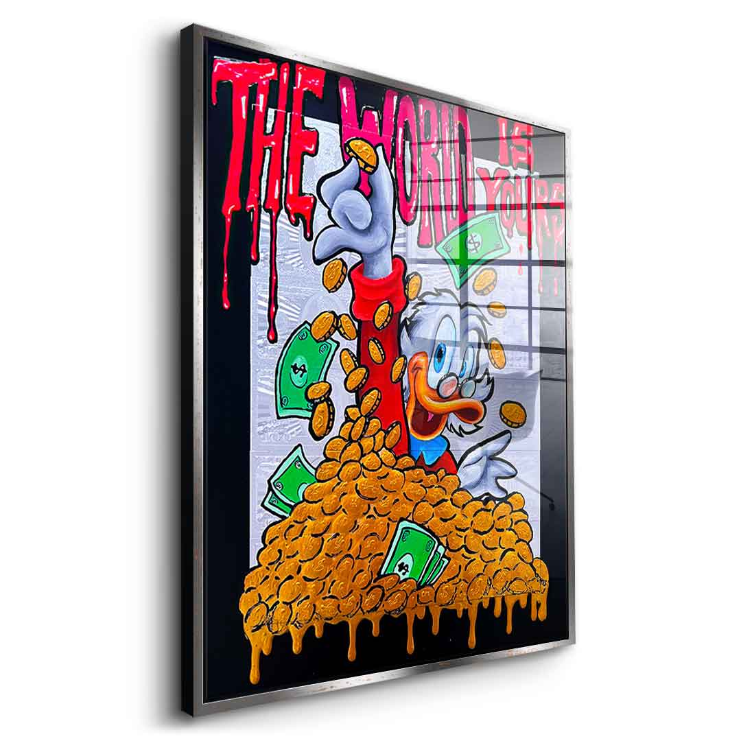 The World is Yours - Acrylglas