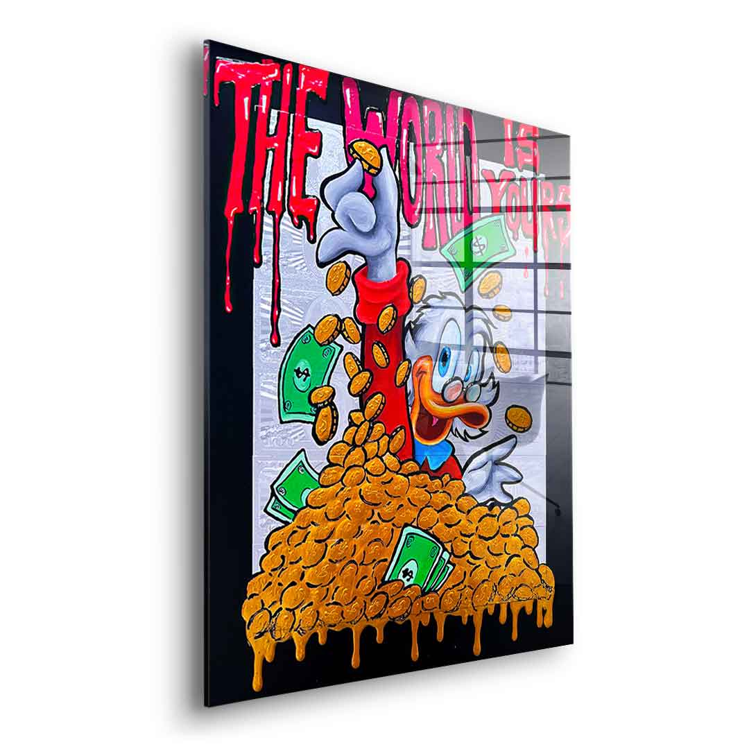 The World is Yours - Acrylglas