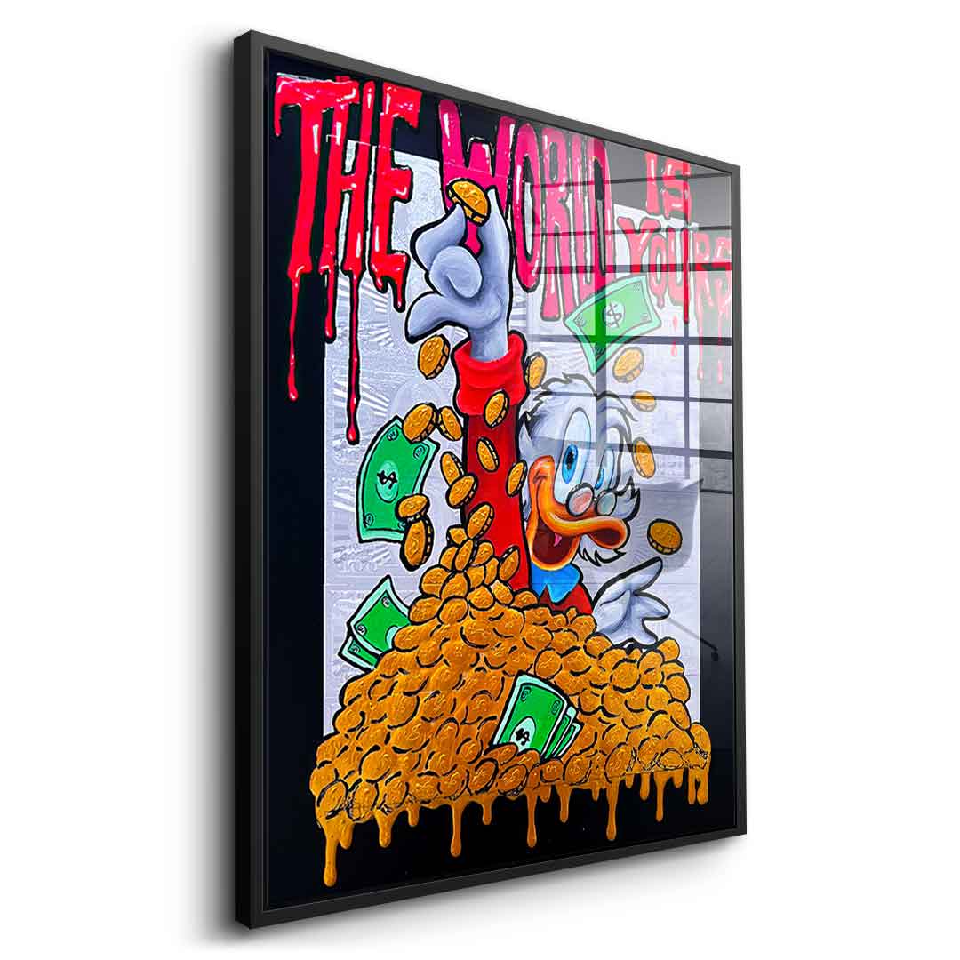 The World is Yours - Acrylglas