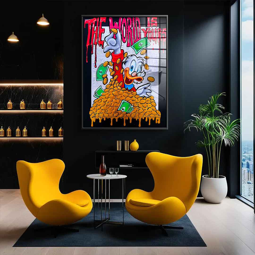 The World is Yours - Acrylglas