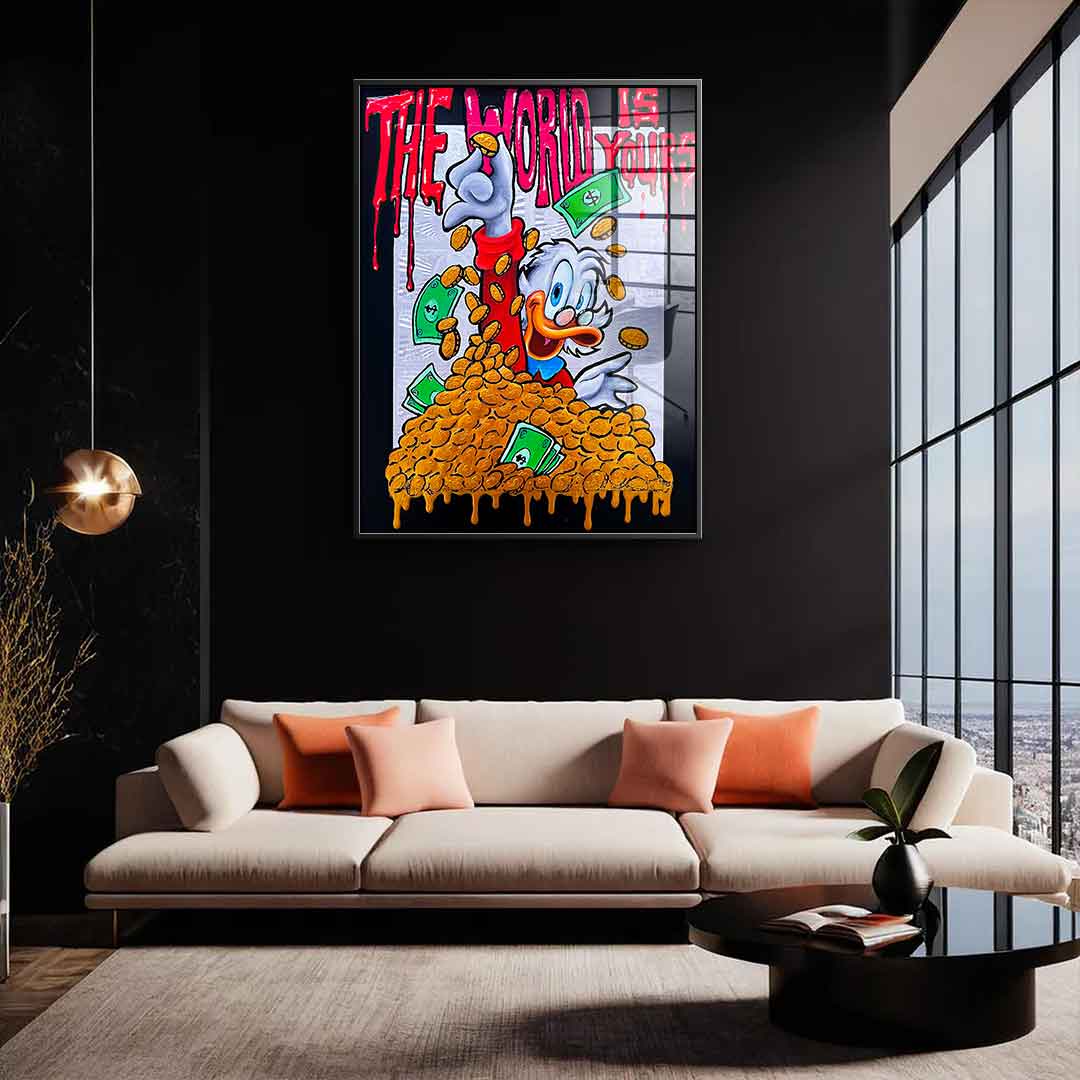 The World is Yours - Acrylglas