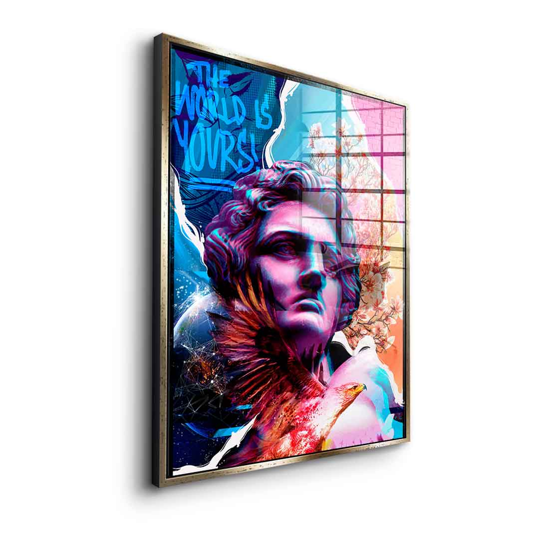 The World is yours - acrylic