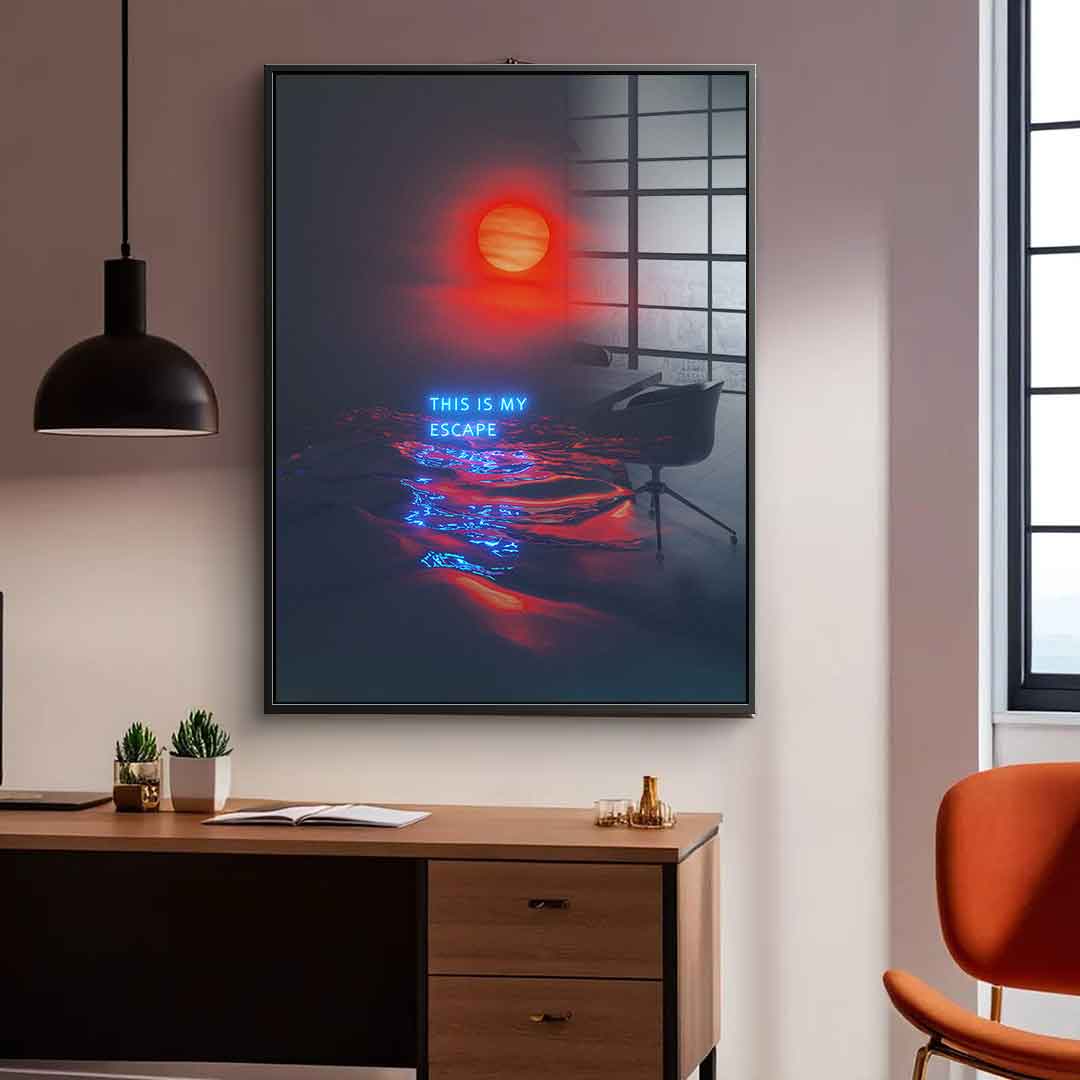 This is my escape - Acrylglas