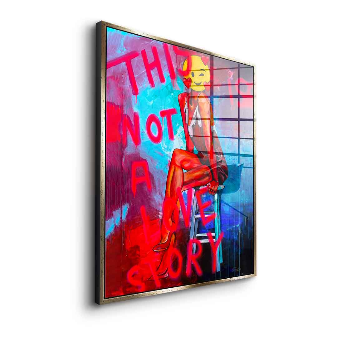 This is not a love story - acrylic glass
