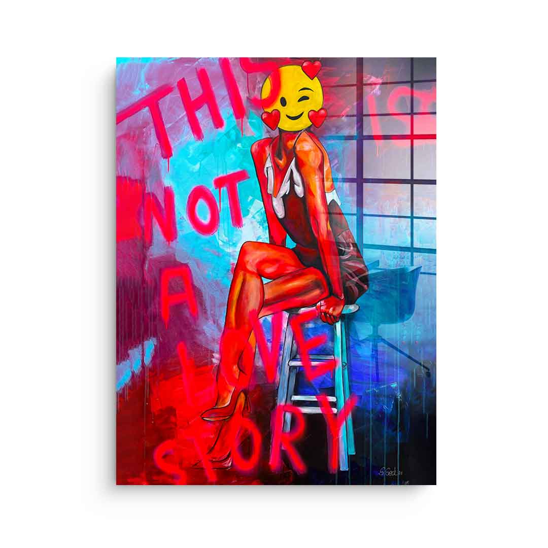 This is not a love story - acrylic glass