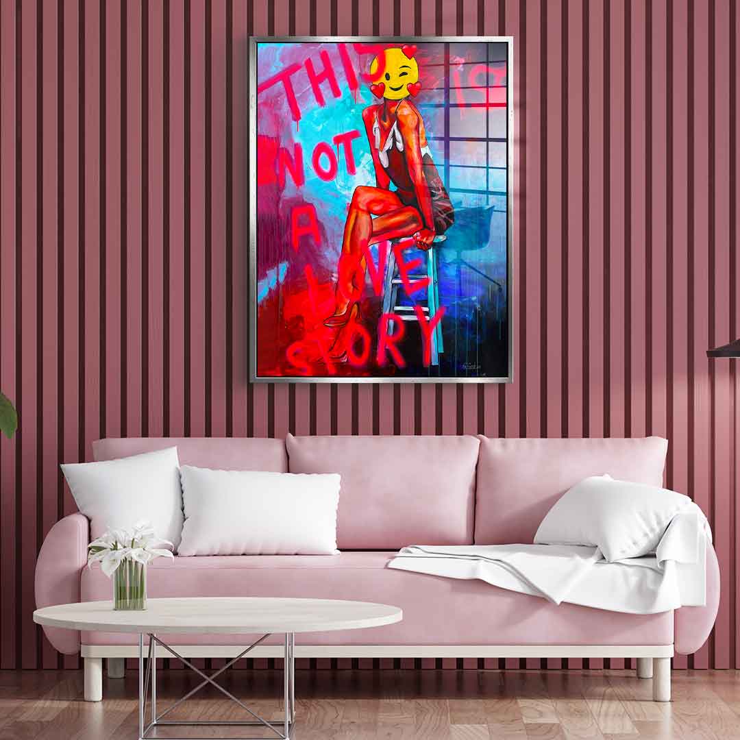 This is not a love story - acrylic glass